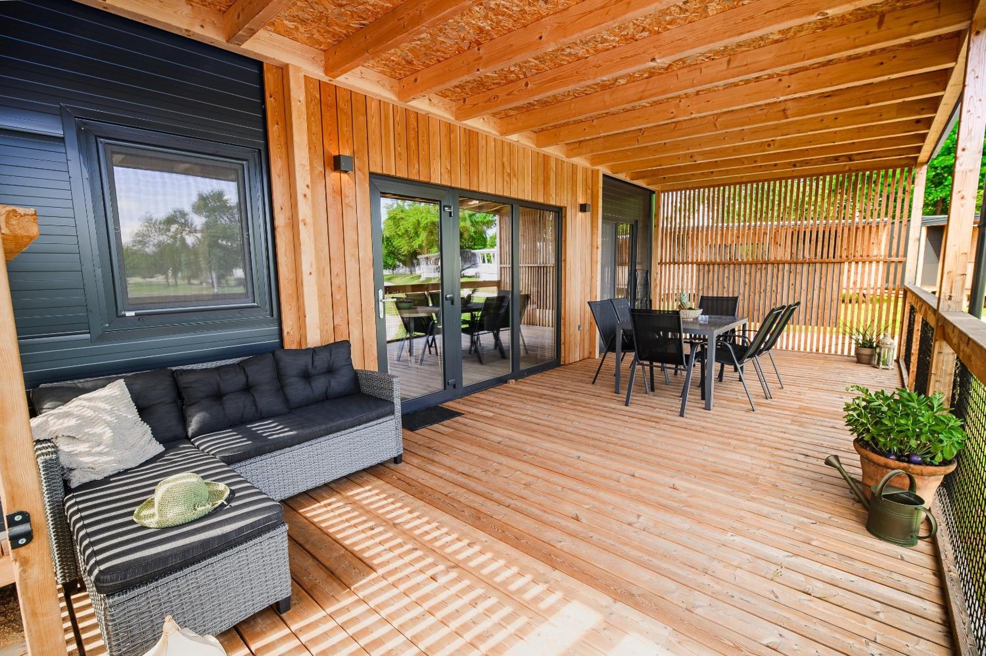 Premium Mobile Homes With Thermal Riviera Tickets Catez ob Savi Exteriör bild
