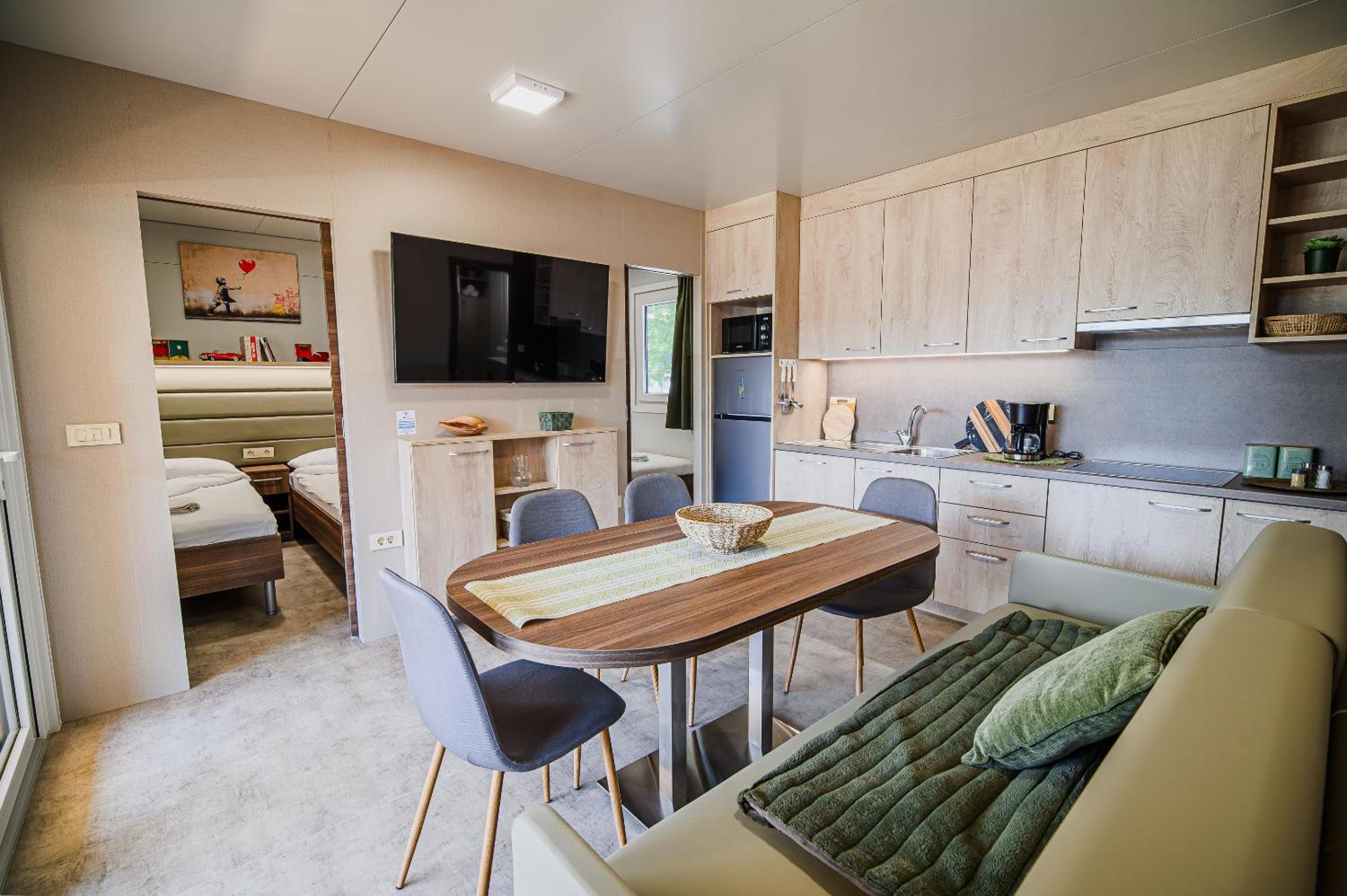 Premium Mobile Homes With Thermal Riviera Tickets Catez ob Savi Exteriör bild